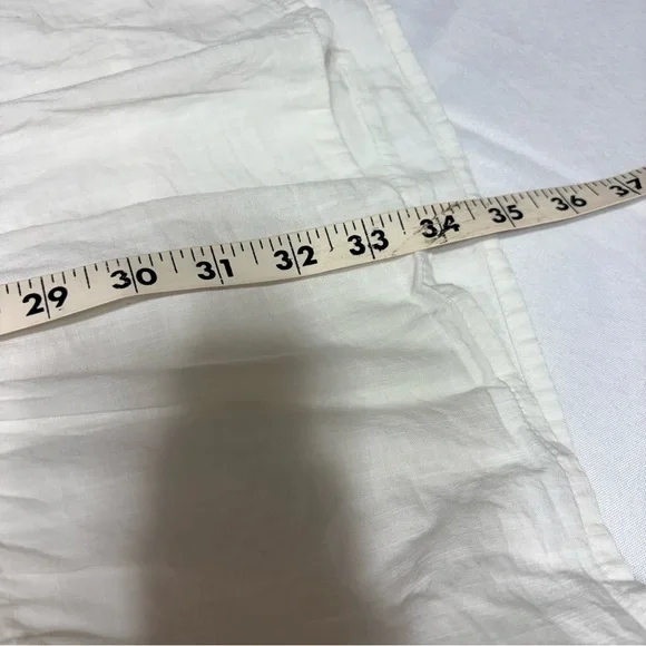 Knox Rose embroidered yoke dress, in a cotton gauze fabric and a tie neck - Picture 9 of 9